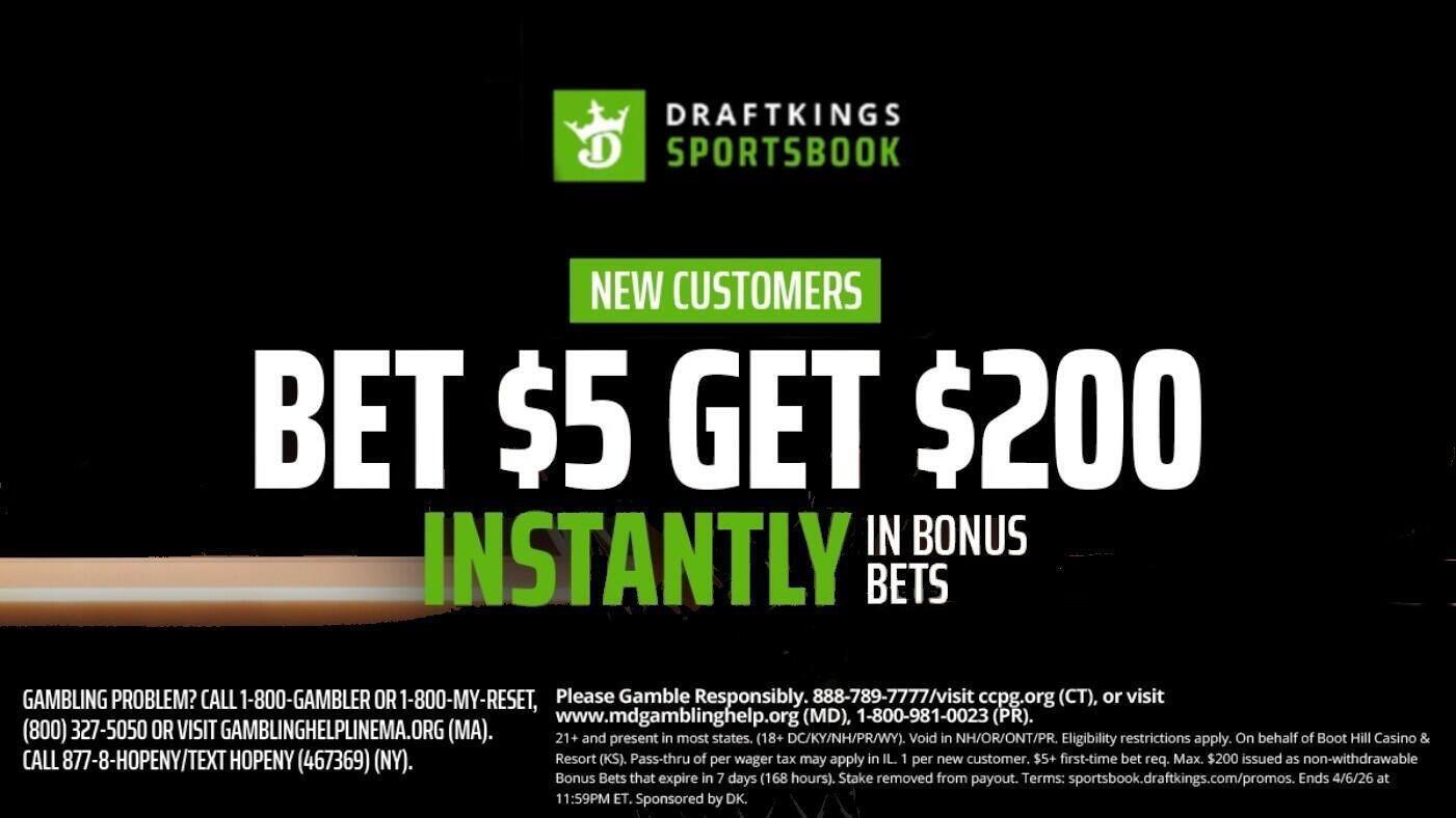 Получите $200 бонусных ставок от DraftKings на матчи НБА и МЛБ в этот понедельник